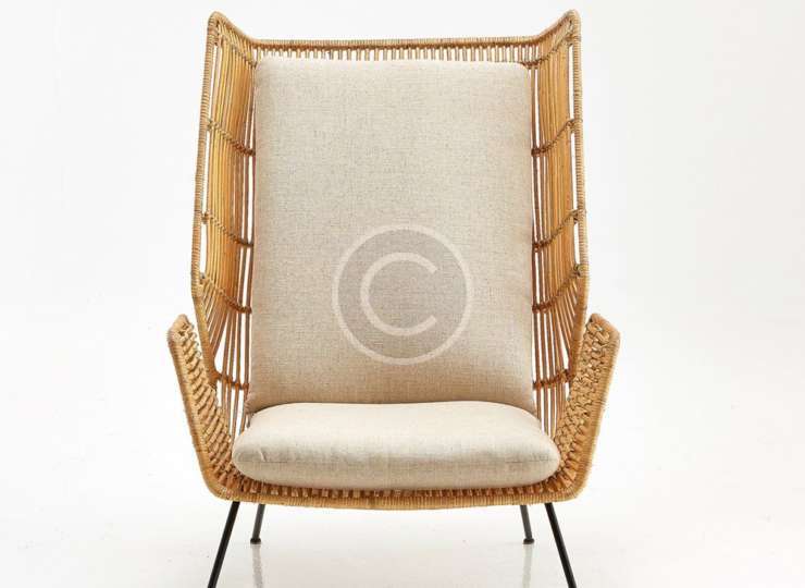 Wicker Lounge Chair